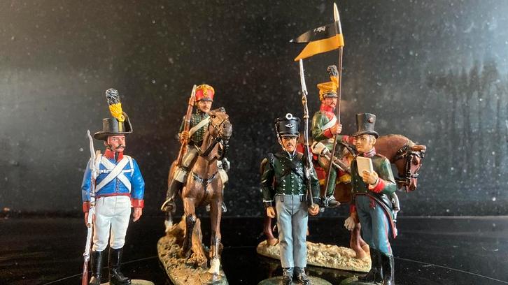 Delprado: 5x Oostenrijkse/Duitse troepen Napoleontische Tijd, Verzamelen, Poppetjes en Figuurtjes, Zo goed als nieuw, Ophalen of Verzenden