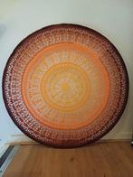 Gehaakte Mandala in ring van 80 cm met kleurverloop, Huis en Inrichting, Ophalen, Zo goed als nieuw