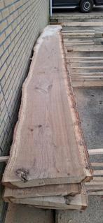 Uit oude inlandse eik gezaagde boomstam tafelbladen 50-60cm, Huis en Inrichting, Tafels | Eettafels, Ophalen, Zwaar en robuust, landelijk