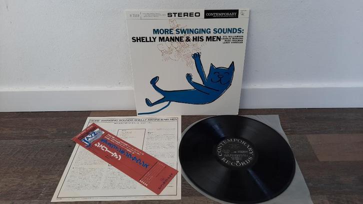 Shelly Manne & His Men - More Swinging Sounds LP, Japan, Cd's en Dvd's, Vinyl | Jazz en Blues, Gebruikt, Jazz, 1960 tot 1980, 12 inch