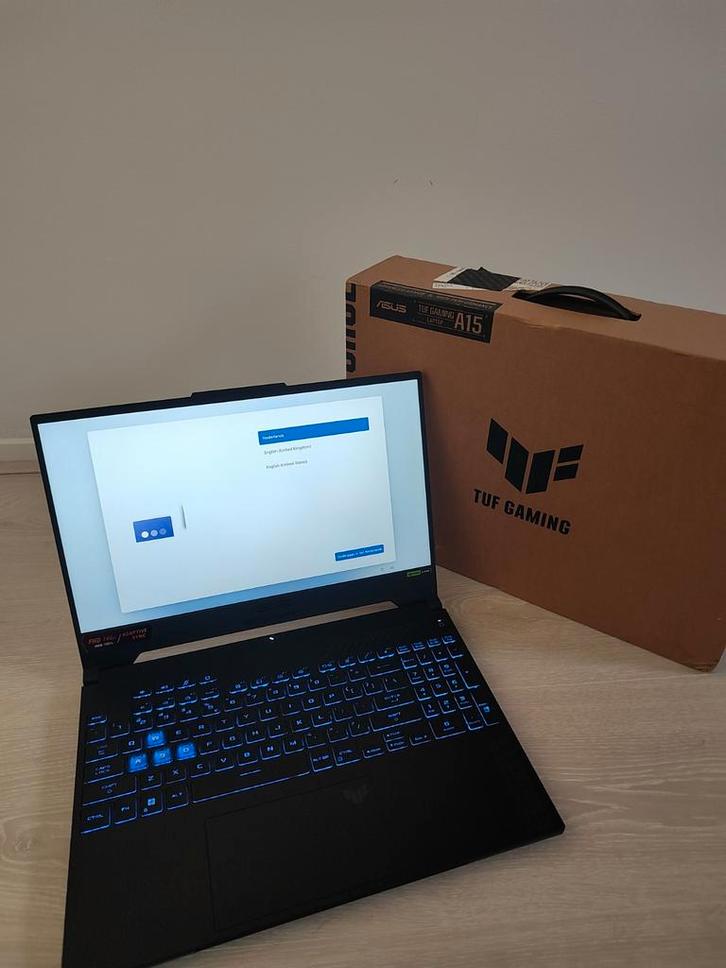 ASUS A15 Game Laptop | RTX 4070 | Ryzen 9 7940HS | 16GB, Computers en Software, Windows Laptops, Zo goed als nieuw, 15 inch, SSD