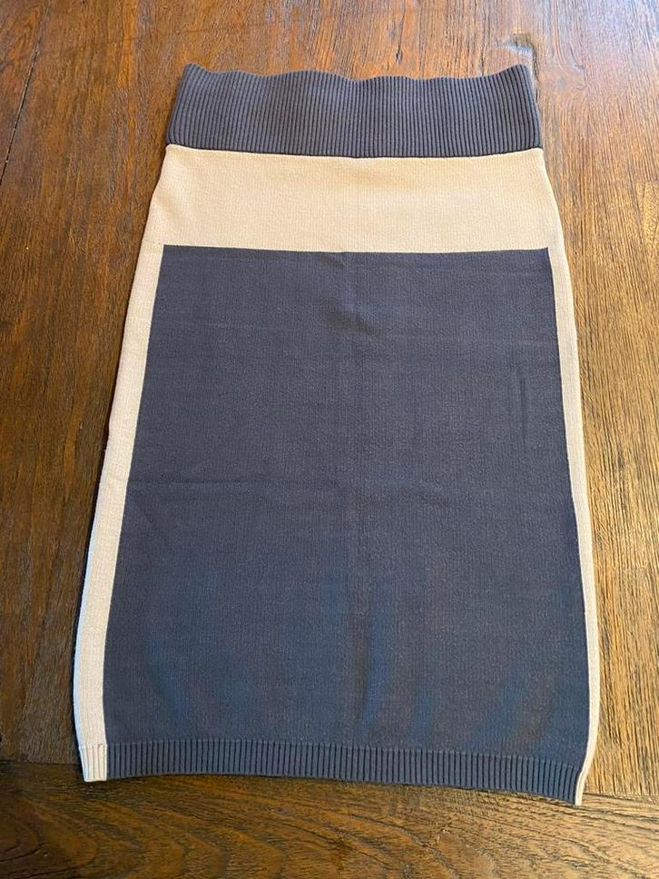 VAYA WOMAN kokerrok blauw grijs dames rok  maat S = 36, Kleding | Dames, Rokken, Gedragen, Maat 36 (S), Blauw, Knielengte, Ophalen of Verzenden