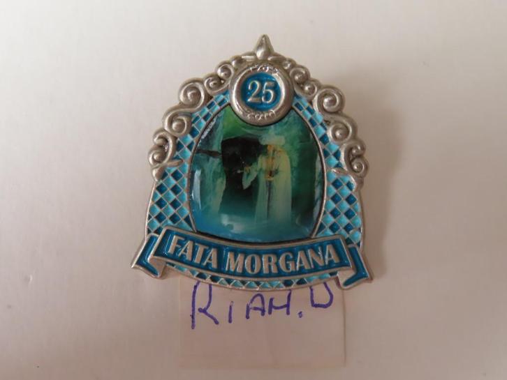 Efteling pin 25 jaar Fata-Morgana., Verzamelen, Efteling, Zo goed als nieuw, Button of Speldje, Ophalen