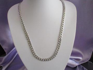 Cool Cuban Masculine halsketting, 60 cm, 7 mm x 2½ mm beschikbaar voor biedingen