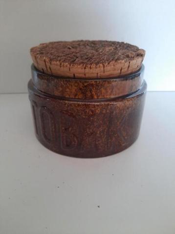Zweedse tabakspot / doos keramiek 'Tobak' ~ vintage ~ beschikbaar voor biedingen