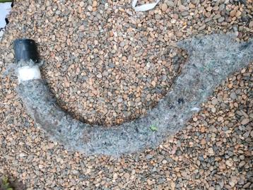 Ca. 1 meter drainagebuis, niet gebruikt, nieuw  beschikbaar voor biedingen