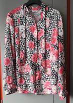 Sommermann Blouse Maat 46 – Chique Rozenprint met Strik, Kleding | Dames, Blouses en Tunieken, Ophalen of Verzenden, Zo goed als nieuw