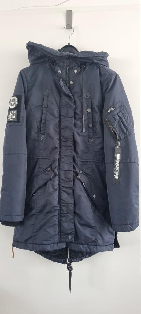 Fantastische winterjas in hele goede staat Khujo M 40 42, Kleding | Dames, Jassen | Winter, Gedragen, Maat 42/44 (L), Blauw, Ophalen of Verzenden