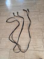 Aangeboden: donkerbruine zilco tweespan leidsels, Dieren en Toebehoren, Ophalen of Verzenden, Overige soorten