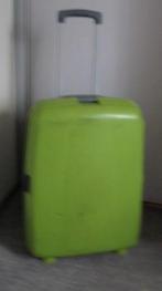 ,STYLE , STEVIGE KOFFER MOOIE GROENE KLEUR ,, Sieraden, Tassen en Uiterlijk, Hard kunststof, Ophalen of Verzenden, Zo goed als nieuw