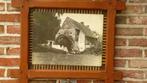 Waterradmolen - zwart-witfoto in lijst achter glas, Ophalen of Verzenden, 1940 tot 1960, Gebruikt, Overige onderwerpen
