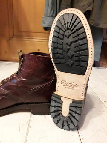 🥾Antieke officiers leger Boots schoenen 20s-30s herzoold beschikbaar voor biedingen