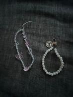 Telefoonkoorden met kralen, Wit, Kunststof of Plastic, Nieuw, Ophalen of Verzenden