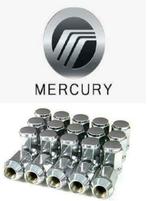Set chromen wielmoeren voor uw Mercury! Nieuw!, Ophalen of Verzenden, Nieuw