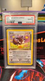 PSA 10 Eevee - Dutch Jungle 1st Edition, Ophalen, Zo goed als nieuw, Losse kaart