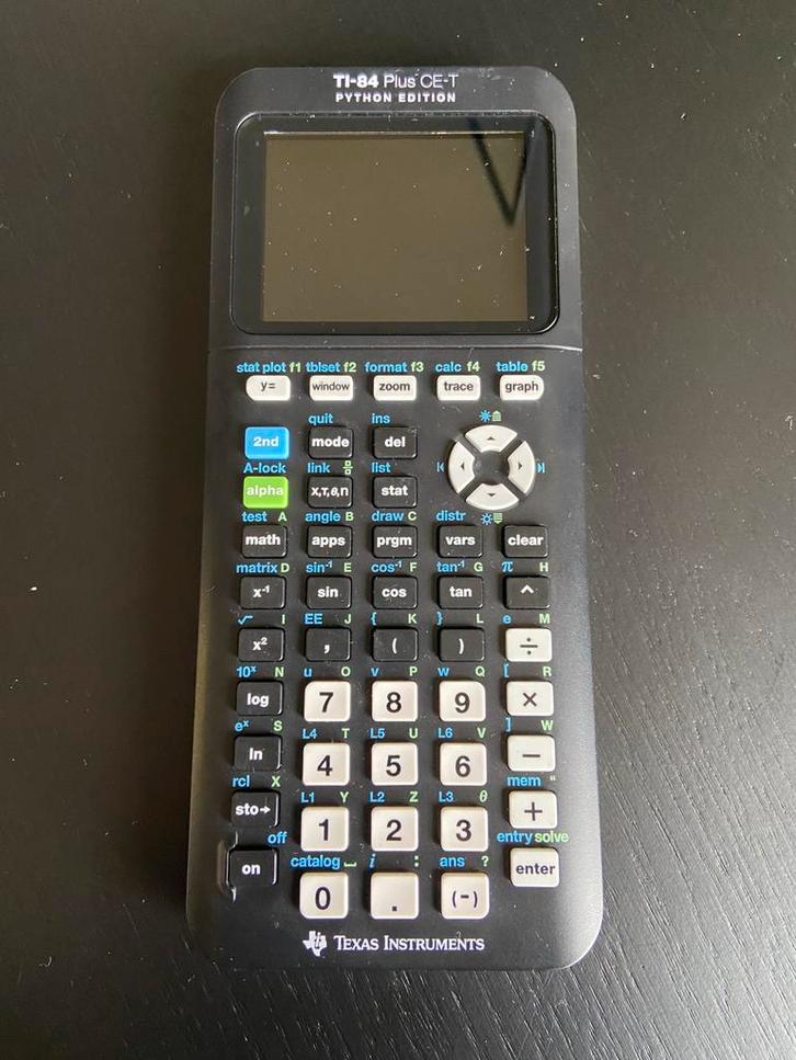 Texas Instruments TI-84 Plus CE-T Phyton Edition, Diversen, Rekenmachines, Zo goed als nieuw, Grafische rekenmachine, Ophalen of Verzenden