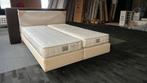 Auping boxspring vlak 160 x 210, Ophalen, 210 cm, Tweepersoons, Zo goed als nieuw
