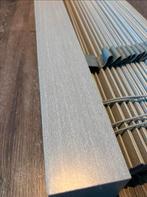 Houten jaloezie 69x158cm lichtgrijs, ladderband, Zo goed als nieuw, Grijs, 150 tot 200 cm, 50 tot 100 cm