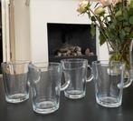Set van 4 Theeglazen, Huis en Inrichting, Keuken | Servies, Glas of Glazen, Ophalen of Verzenden, Effen, Glas