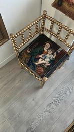 Retro stoel goud met geborduurde zitting, Ophalen