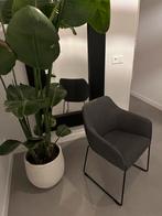 Stoel voor kantoor, slaapkamer of hal, Ophalen, Zo goed als nieuw, Grijs, Eén