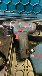 Bosch professioneel (blauw) schroefmachine, Doe-het-zelf en Verbouw, Gereedschap | Boormachines, Ophalen, Zo goed als nieuw, Boor- en Schroefmachine