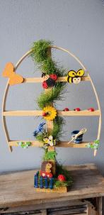 Vintage houten decoratie lente jaren 60, Ophalen of Verzenden