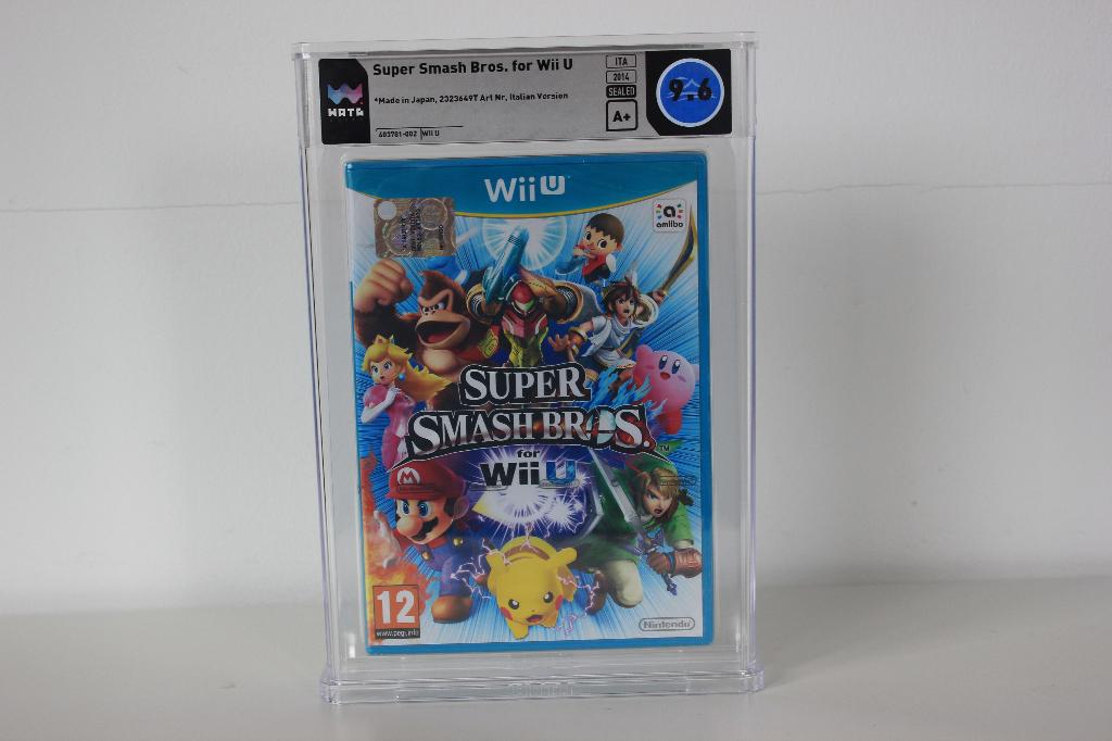 Graded Nintendo Wii u - Super Smash Bros WATA 9.6 A+ Sealed, Spelcomputers en Games, Online, Vechten, Nieuw, Ophalen of Verzenden