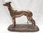 Bronzen Windhond - Art Deco - Suzanna Bizar., Antiek en Kunst, Kunst | Beelden en Houtsnijwerken, Ophalen of Verzenden