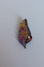Blad broche, Sieraden, Tassen en Uiterlijk, Broches, Overige materialen, 4 tot 7 cm, Overige kleuren, Nieuw