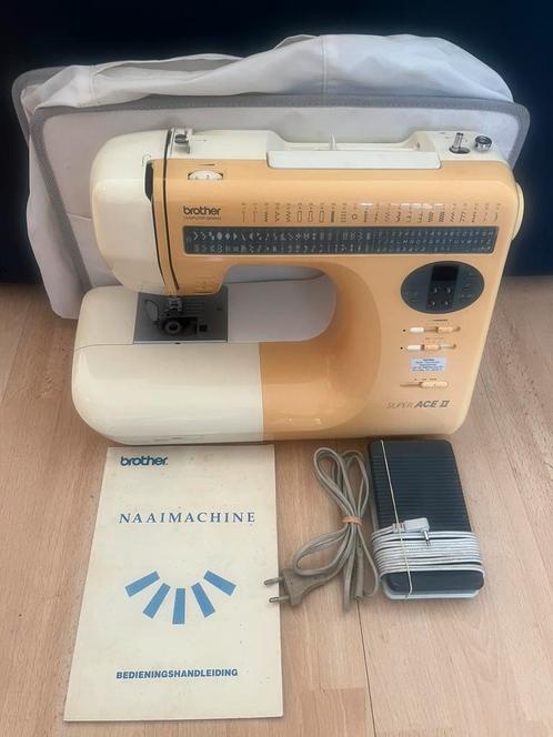 Vrije arm comp gest. Brother Super Ace 2 naaimachine, Hobby en Vrije tijd, Naaimachines en Toebehoren, Zo goed als nieuw, Brother