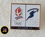 Pin La Poste Albertville, Verzamelen, Speldjes, Pins en Buttons, Verzenden, Gebruikt, Overige onderwerpen