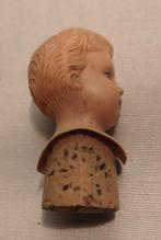 Poppenhoofdje op kurk, merk Schildpad, Verzamelen, Poppen, Ophalen of Verzenden, Gebruikt, Pop
