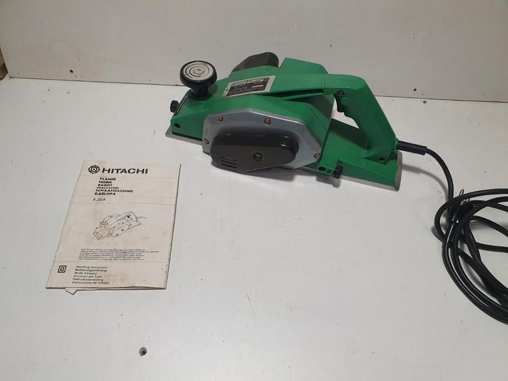 Hitachi Elektrische hand schaafmachine, Doe-het-zelf en Verbouw, Schaafmachines, Gebruikt, Ophalen of Verzenden