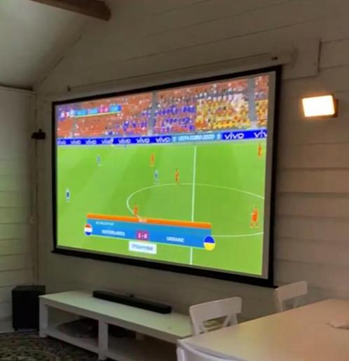 Beamer Optoma ZH406 full HD laser beamer evt. met scherm, Audio, Tv en Foto, Beamers, Zo goed als nieuw, Ophalen of Verzenden