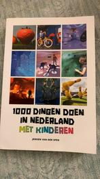1000 dingen doen in Nederland met kinderen, Boeken, Ophalen of Verzenden, Jeroen van der Spek, Zo goed als nieuw