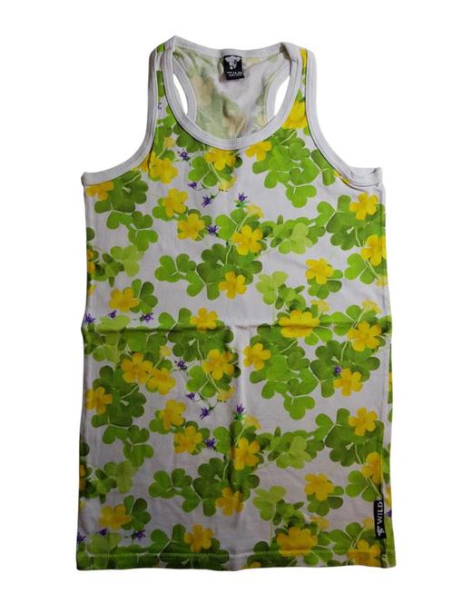 Prachtig WILD singlet met klavertjes 4 in maat 158-164., Kinderen en Baby's, Kinderkleding | Maat 158, Zo goed als nieuw, Meisje