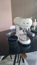 SMEG Espresso Apparaat + Uitklopbak, Witgoed en Apparatuur, Koffiezetapparaten, Ophalen, Gebruikt, Espresso apparaat, Gemalen koffie