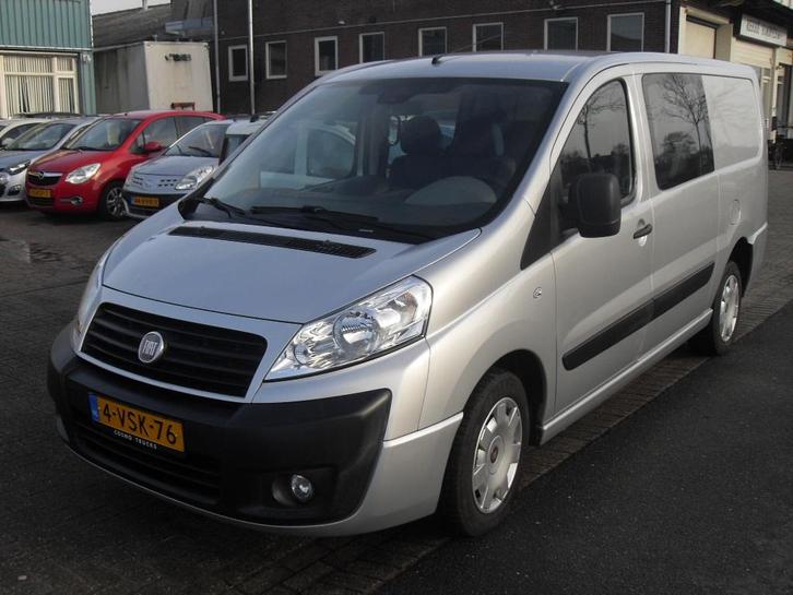 Fiat Scudo dubb cabin apk 12.26 12 2.0 MJ LH1 SX DC airco, Auto's, Bestelauto's, Te koop, ABS, Airconditioning, Alarm, Boordcomputer