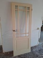 2 deuren met geslepen glas, Ophalen, Glas, Binnendeur, 200 tot 215 cm