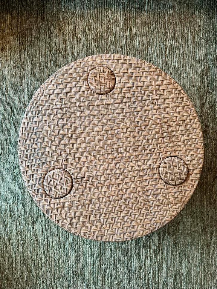 HKLIVING Riet Salontafel - Zo Goed Als Nieuw!, Huis en Inrichting, Tafels | Salontafels, Zo goed als nieuw, Minder dan 50 cm, 50 tot 100 cm