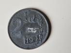 2 1/2 cent 1941, Postzegels en Munten, Munten | Nederland, Ophalen of Verzenden, Koningin Wilhelmina