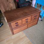 Antieke kaartenkast (gerestaureerd), Huis en Inrichting, 50 tot 100 cm, Zo goed als nieuw, Met lade(s), 25 tot 50 cm