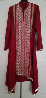 Maat 158/164 Rood meisjes jurk indiase Marokkaanse Afghaanse, Kinderen en Baby's, Ophalen of Verzenden, Zo goed als nieuw, Meisje