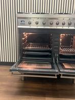 Luxe RVS Smeg Fornuis 6 pits met dubbele oven, Witgoed en Apparatuur, Fornuizen, Fornello Esperta, Ophalen of Verzenden, Zo goed als nieuw