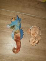 2 Knuffels Pandadroom Efteling: zeepaardje & schildpad, Verzamelen, Efteling, Ophalen of Verzenden, Gebruikt, Overige typen