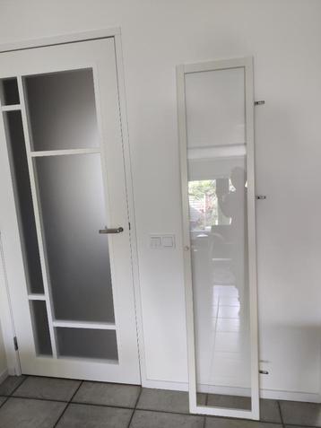 Vitrinedeur wit tbv smalle Ikea Billy boekenkast 39x194cm beschikbaar voor biedingen
