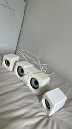 White Shark WOOF 2.1 Speaker Set – wit, Computers en Software, Pc speakers, Ophalen of Verzenden, Zo goed als nieuw