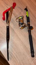 Vishengel met molen (maat 3000), Watersport en Boten, Hengelsport | Algemeen, Ophalen, Zo goed als nieuw, Molen