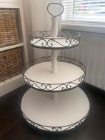 Etagère - 3 Laags - Wit/Zwart, Huis en Inrichting, Woonaccessoires | Etagères, Ophalen, Zo goed als nieuw